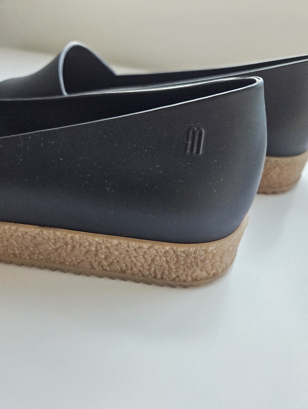 Melissa Black Open Toe Flatform PVC Shoes - Picture 5 of 13